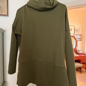Scarlett Olive Cowl Neck Tunic Top